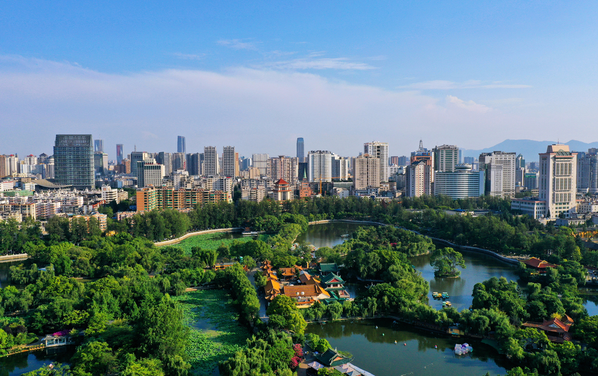 昆明翠湖公园实景